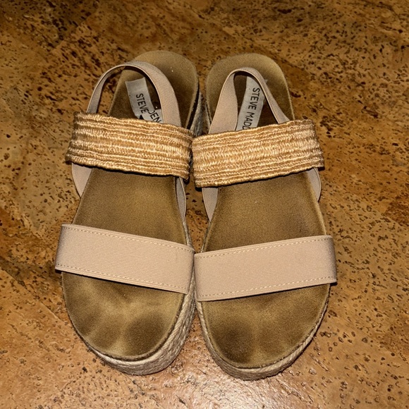 Steve Madden Platform Wedge Sandals - Picture 4 of 7
